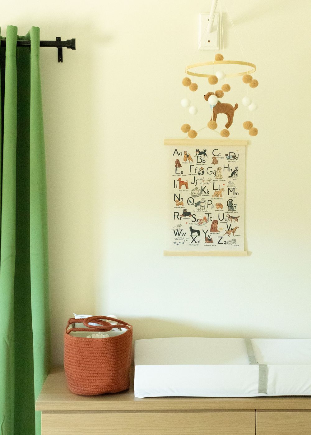 Beautiful nursery spaces during in-home maternity session in Flint, Michigan