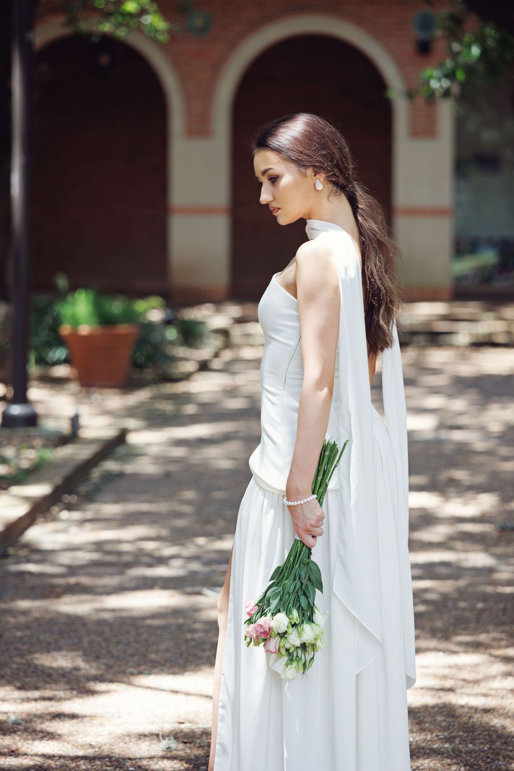 Houston wedding portraits at Rice University