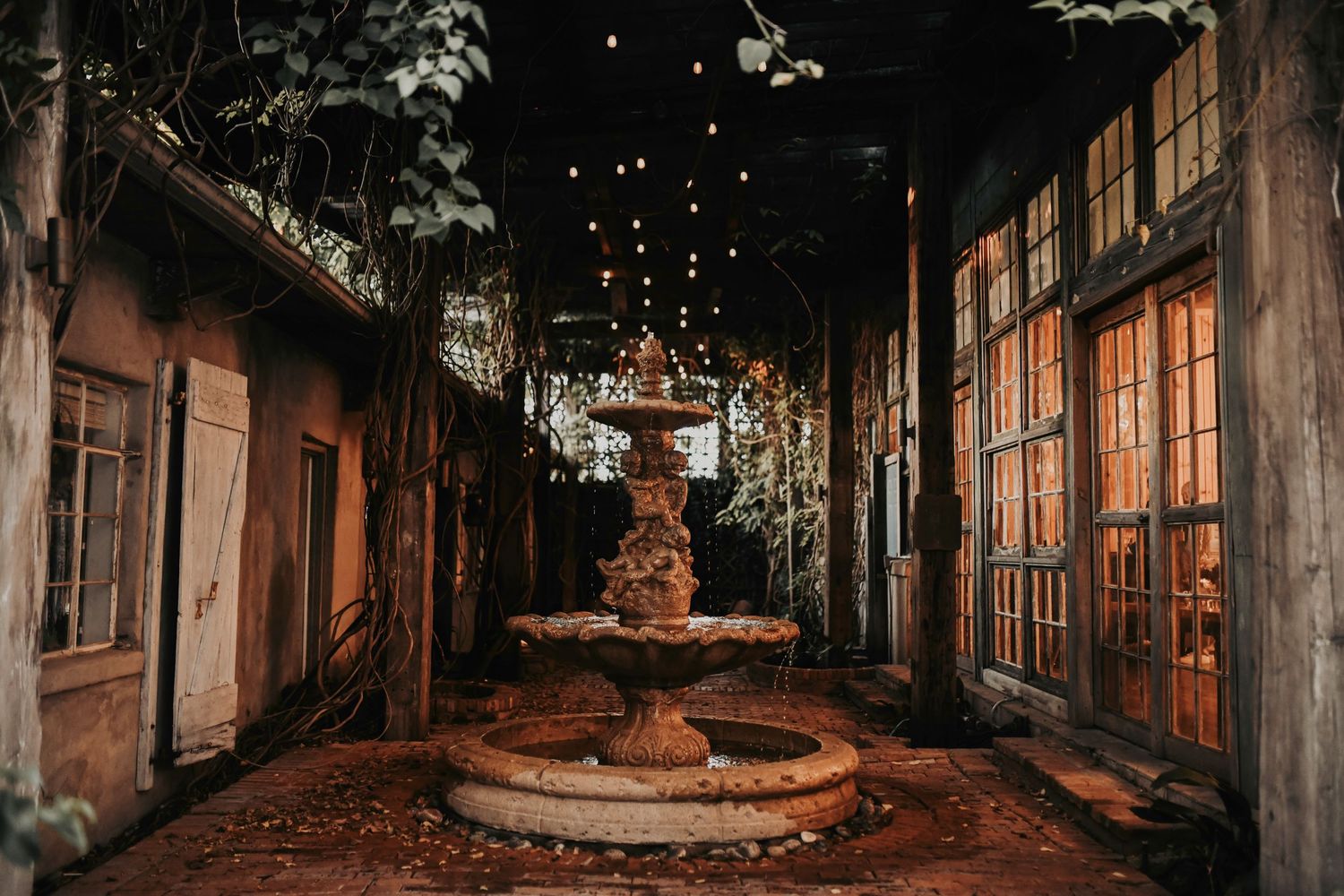 The Cotton Mill McKinney wedding venue on Megan and Joel’s wedding day