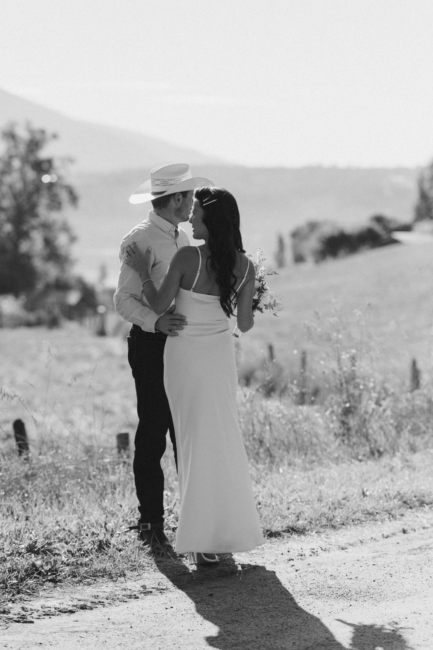 bride and groom eloping