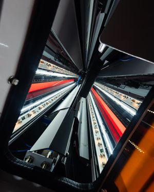 Inside a Buhler sorting machine