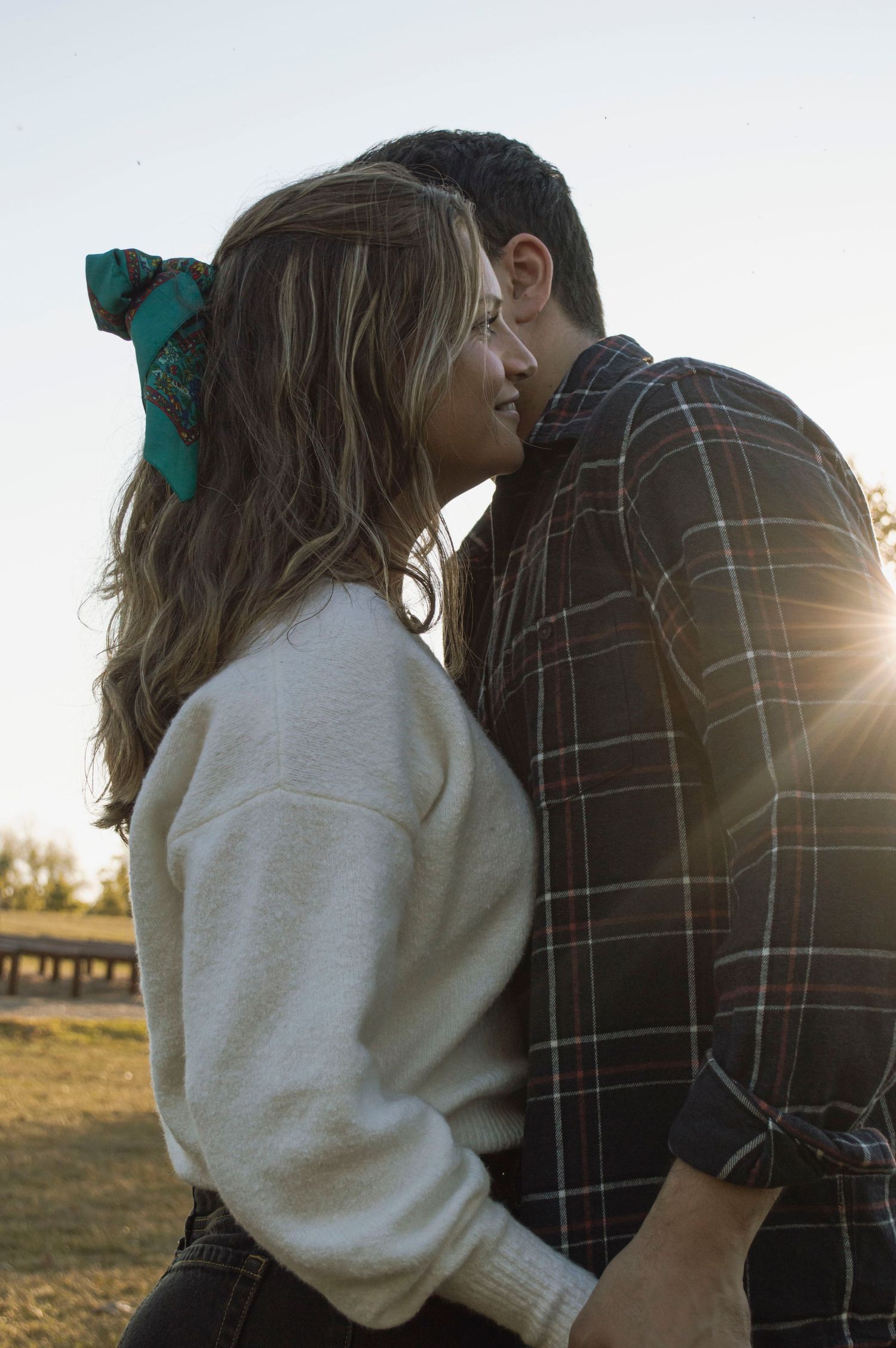Romantic photography session capturing authentic connection.