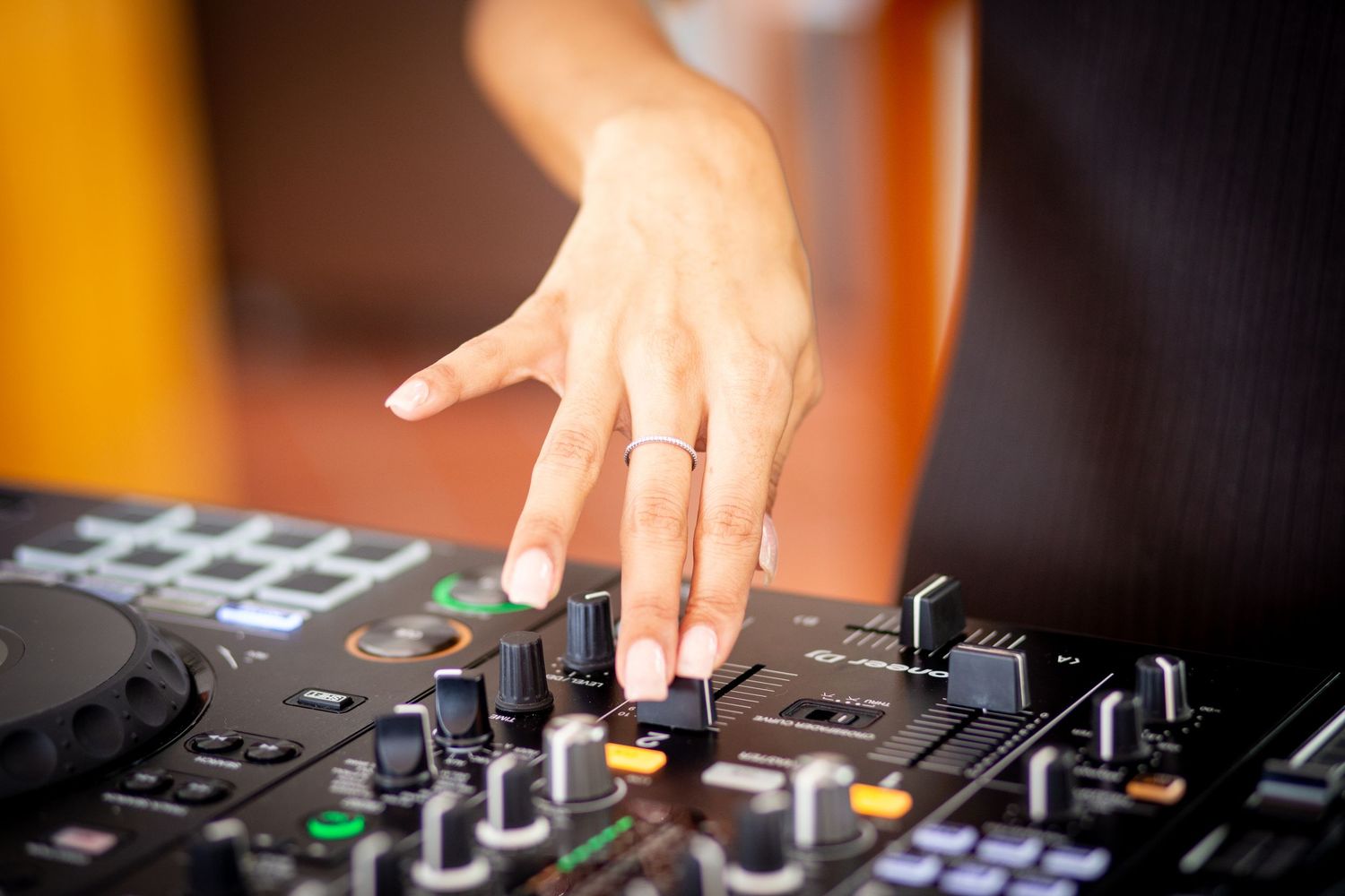 DJ equipment. Old San Juan, Puerto Rico.