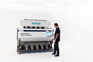Buhler Sortex industrial sorting machine photography -4