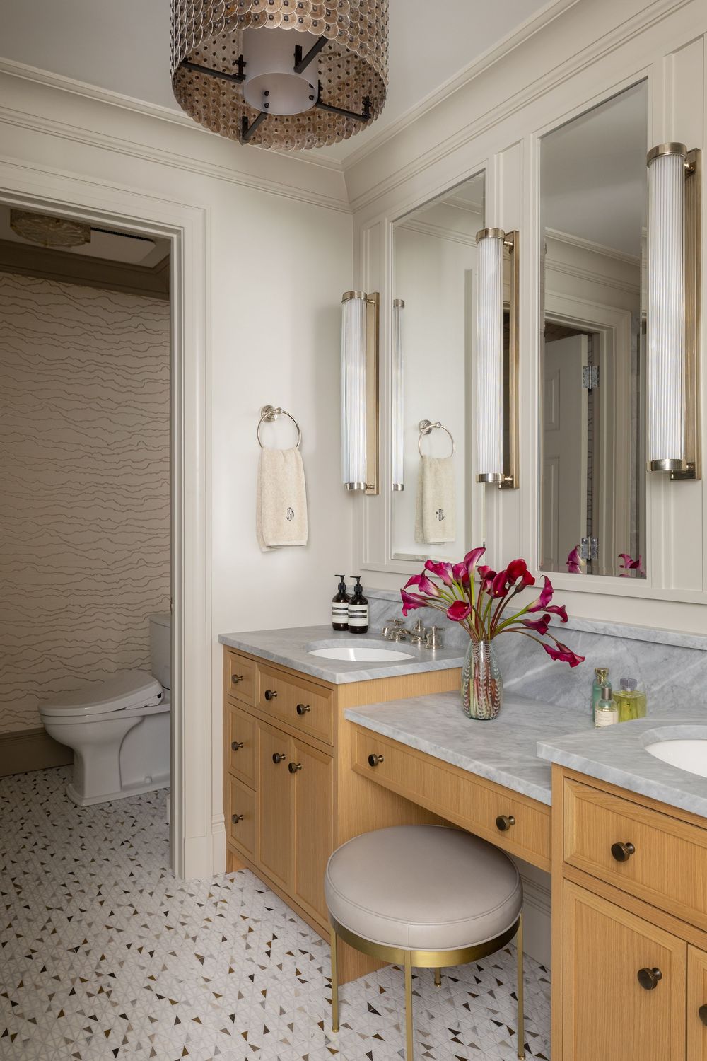 master bathroom renovation 2550 north lakeview ave lincoln park by Hardy's design