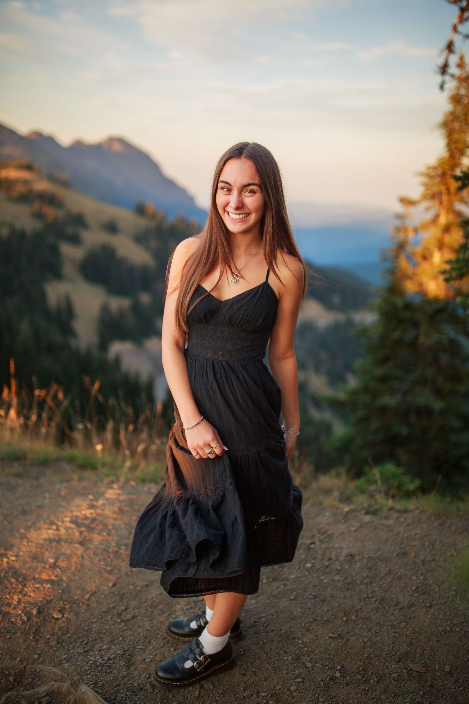 High school senior adventure photography session in Olympic National Park