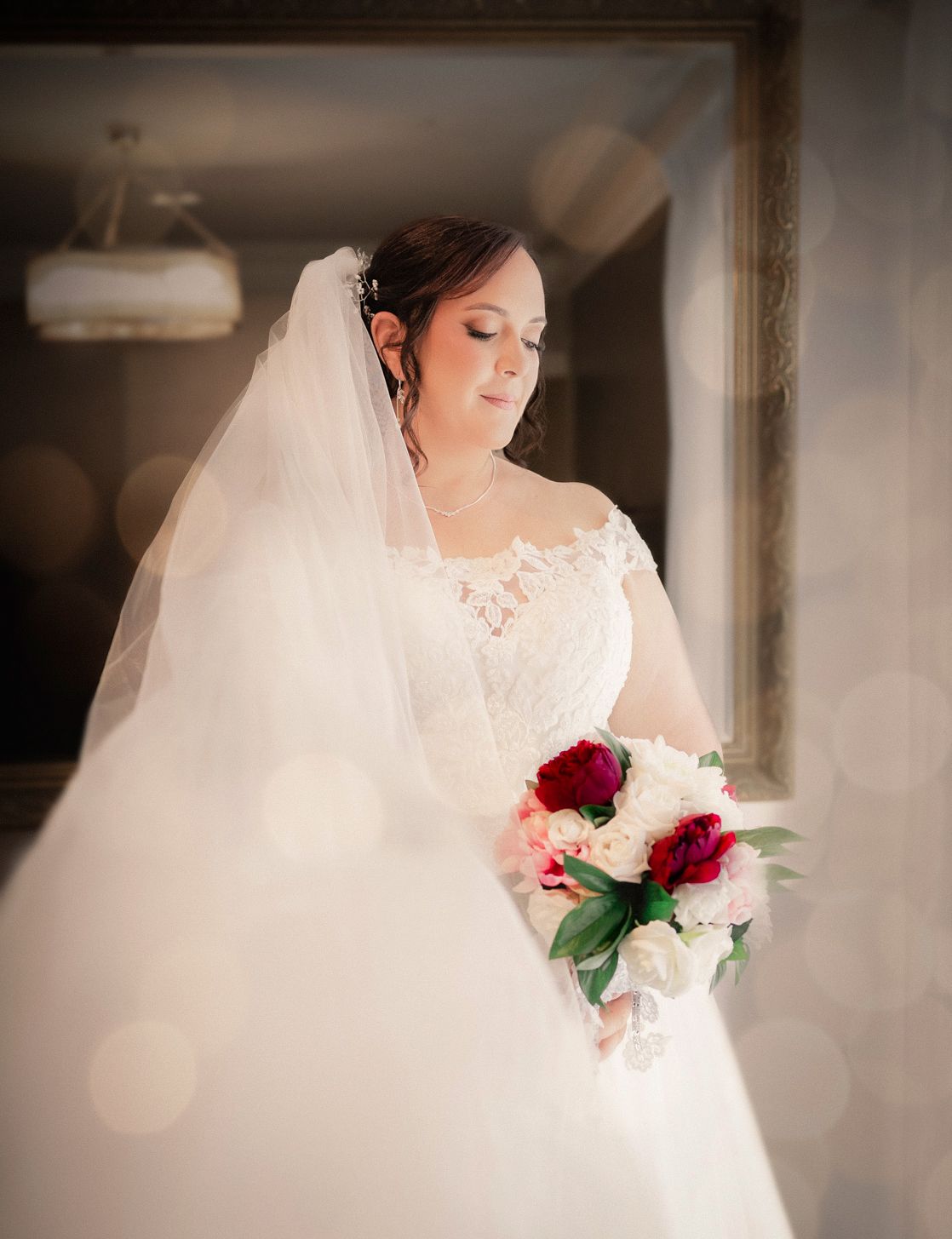 A bride portrait wedding photo at The Grange, NSW by Wollongong Wedding Photographer Serene Coleman