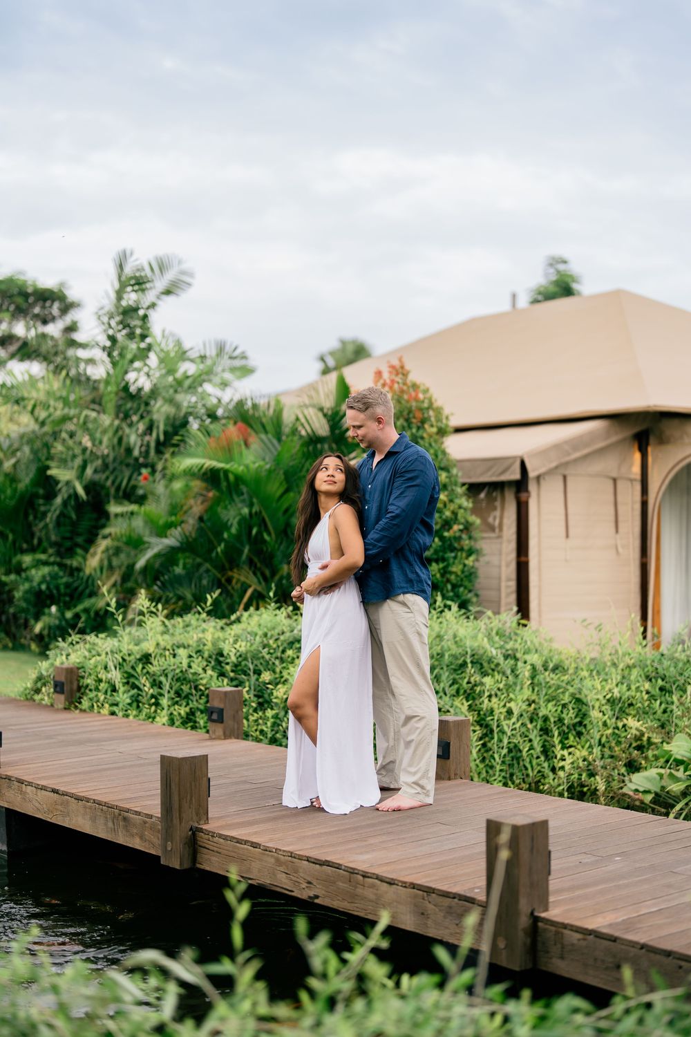 Romantic couple photoshoot at Glamp Nusa Dua Bali