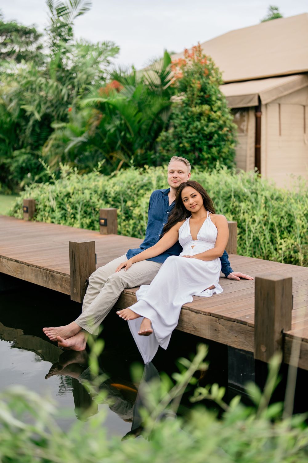Romantic couple photoshoot at Glamp Nusa Dua Bali