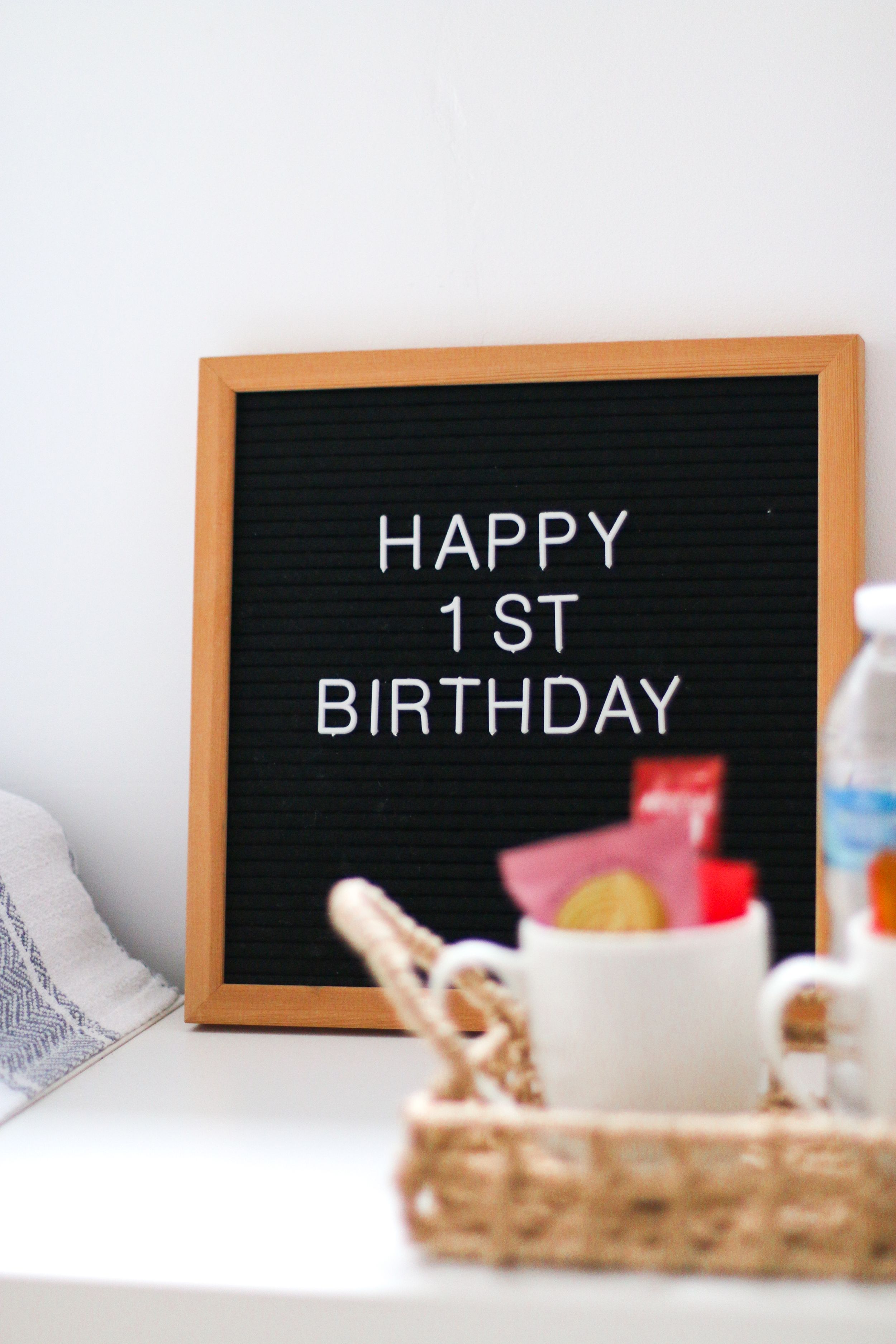 First birthday photography Nottingham baby milestone session cosy home studio natural style