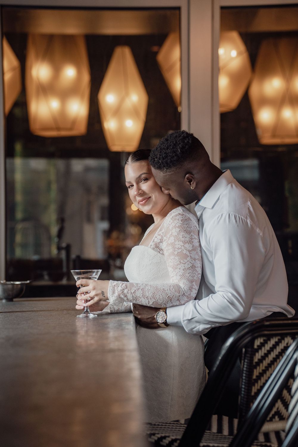 Cigar Bar Engagement Session in Pittsburgh Pa by Megan Bucci Photography