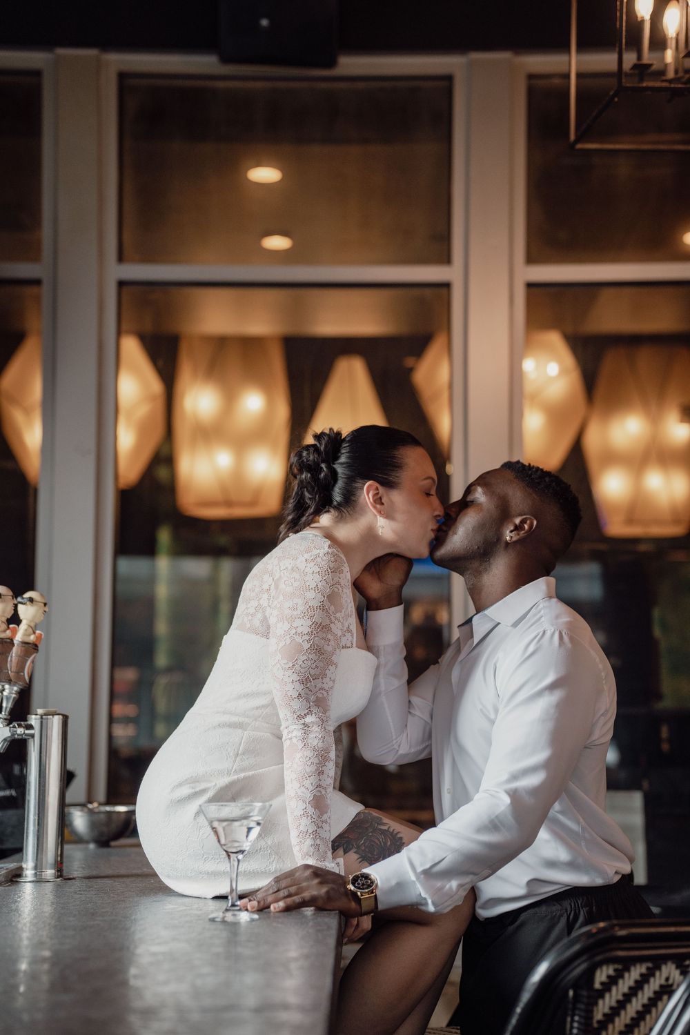 Cigar Bar Engagement Session in Pittsburgh Pa by Megan Bucci Photography