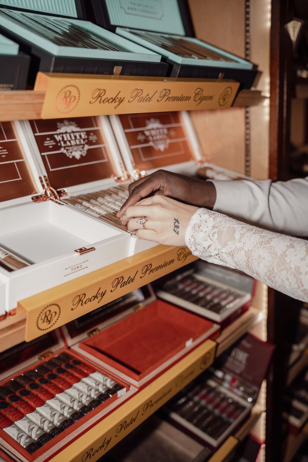Cigar Bar with Flash Engagement Session in Pittsburgh Pa by Megan Bucci Photography