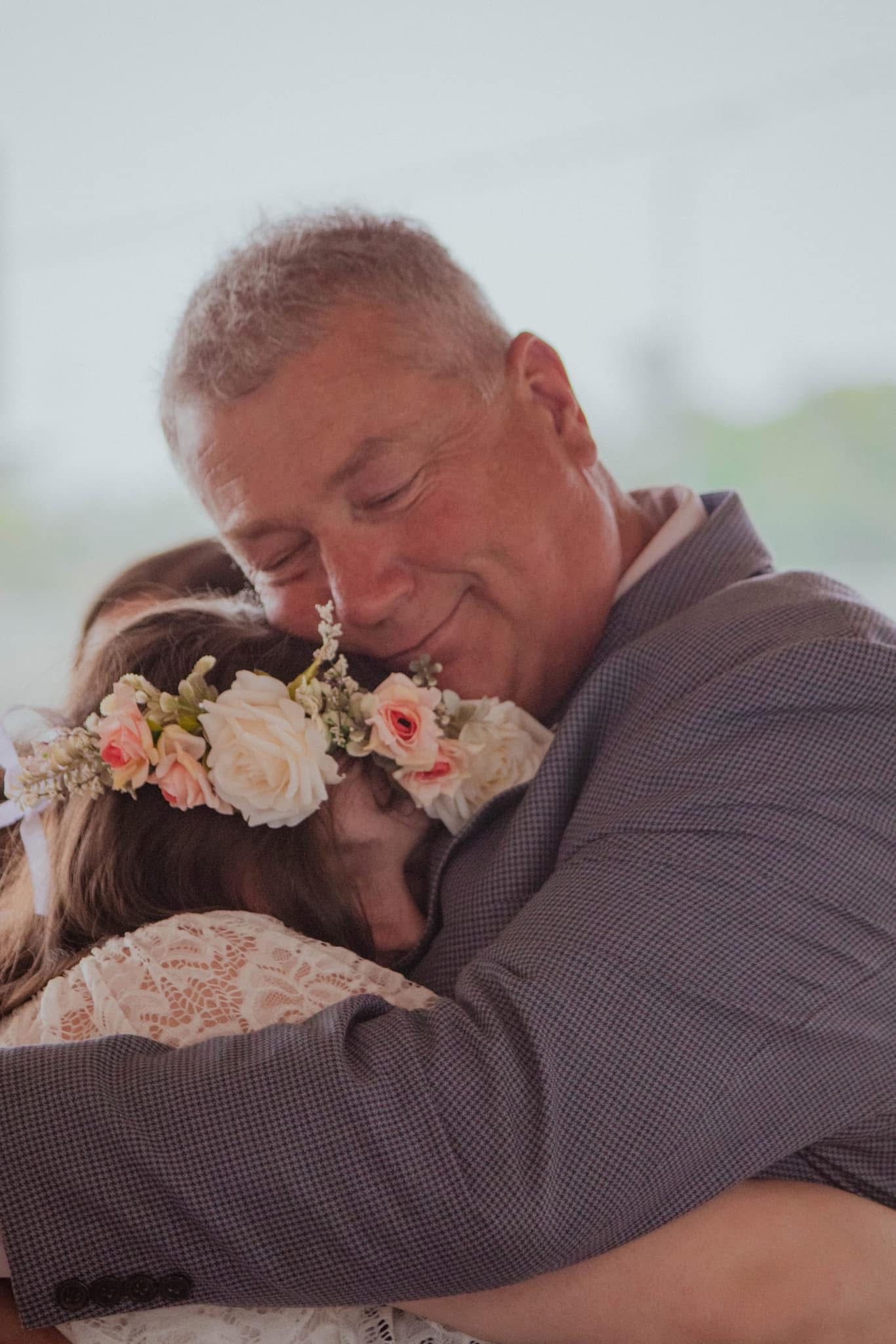 wedding day father daughter