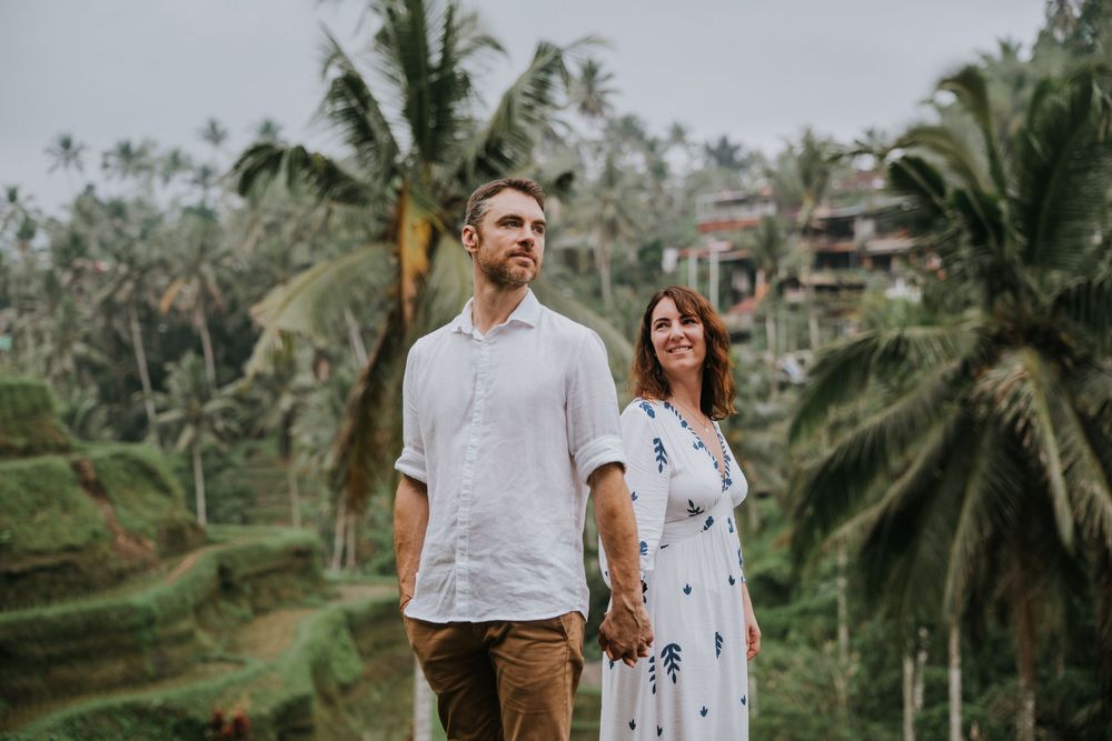 Bali couple photography session at Ceking Rice Terrace Tegallalang Ubud.