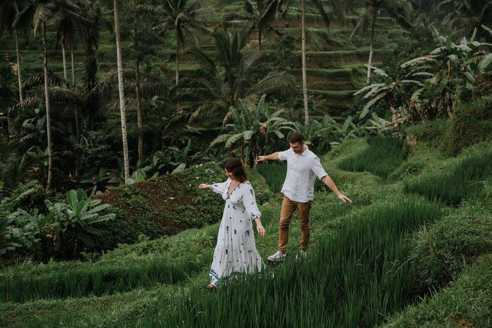 Bali couple photography session at Ceking Rice Terrace Tegallalang Ubud.