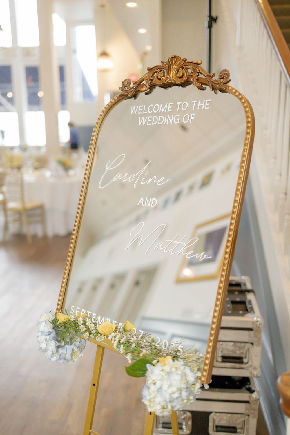 Ocean City Yacht Club Wedding - reception details