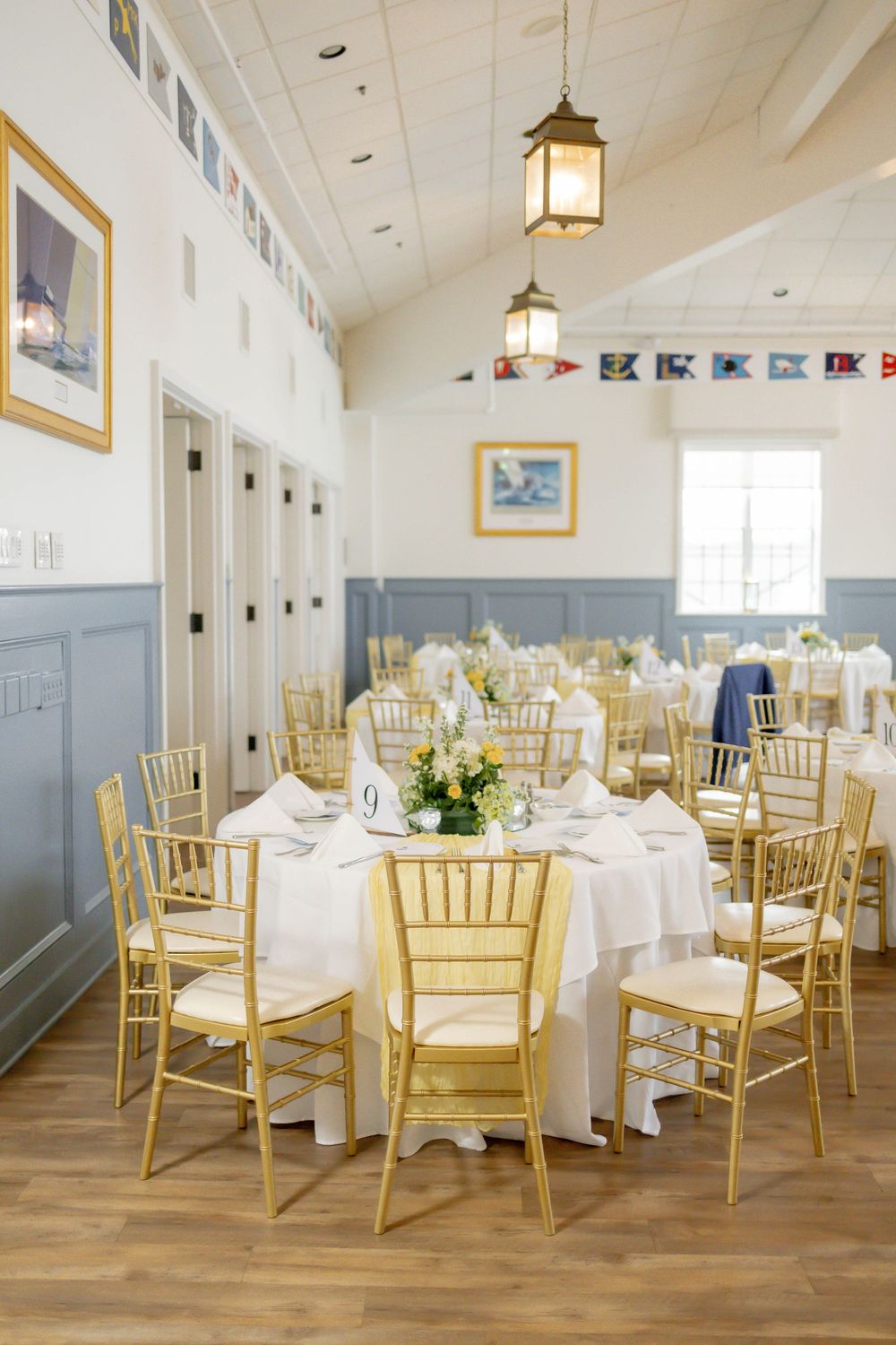 Ocean City Yacht Club Wedding - reception details