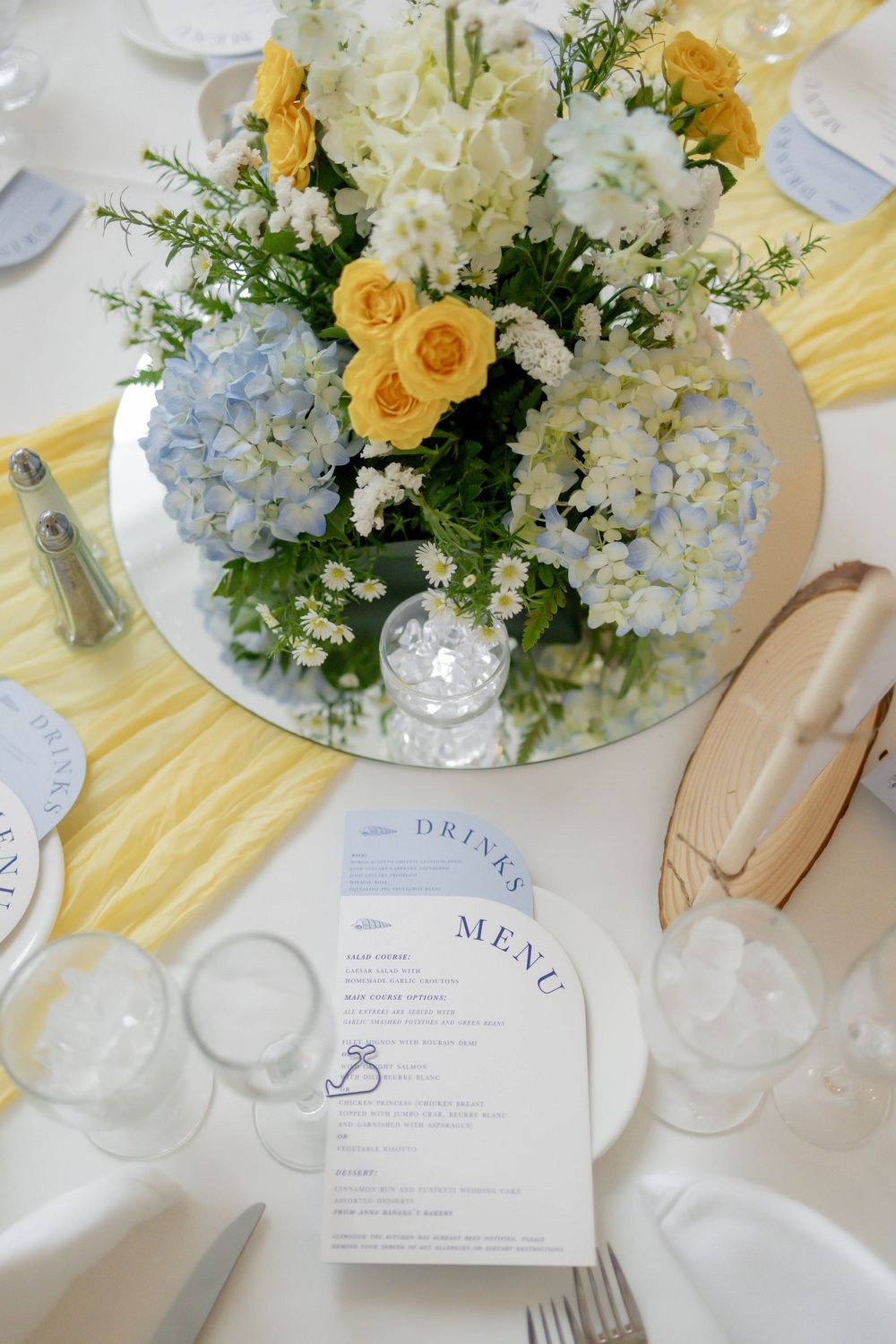 Ocean City Yacht Club Wedding - reception details