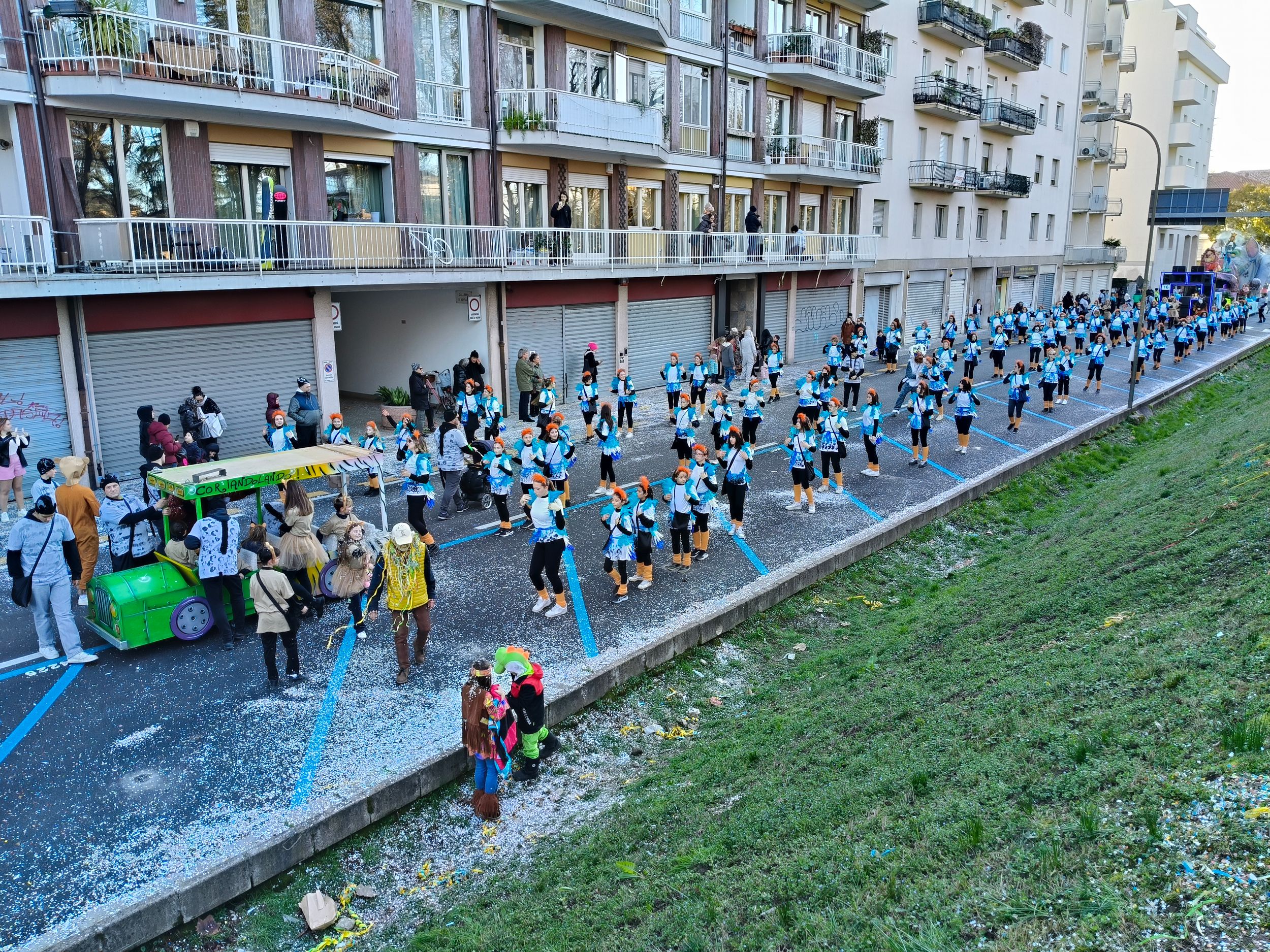 Treviso Carnival Parade 2026. The Coriandolando Group for Pieve di Soligo with the show “The Lion King”.