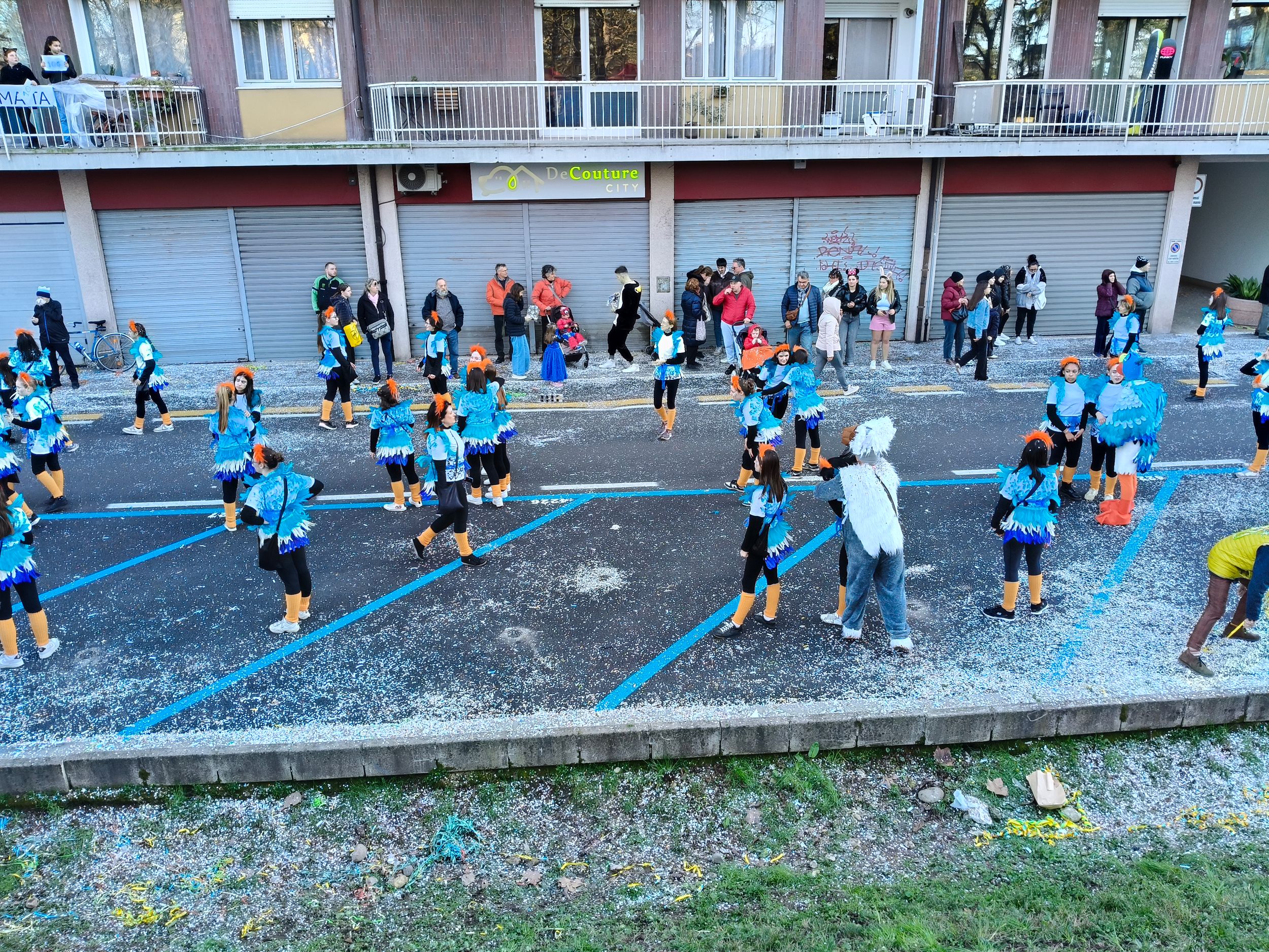 Treviso Carnival Parade 2026. The Coriandolando Group for Pieve di Soligo with the show “The Lion King”.