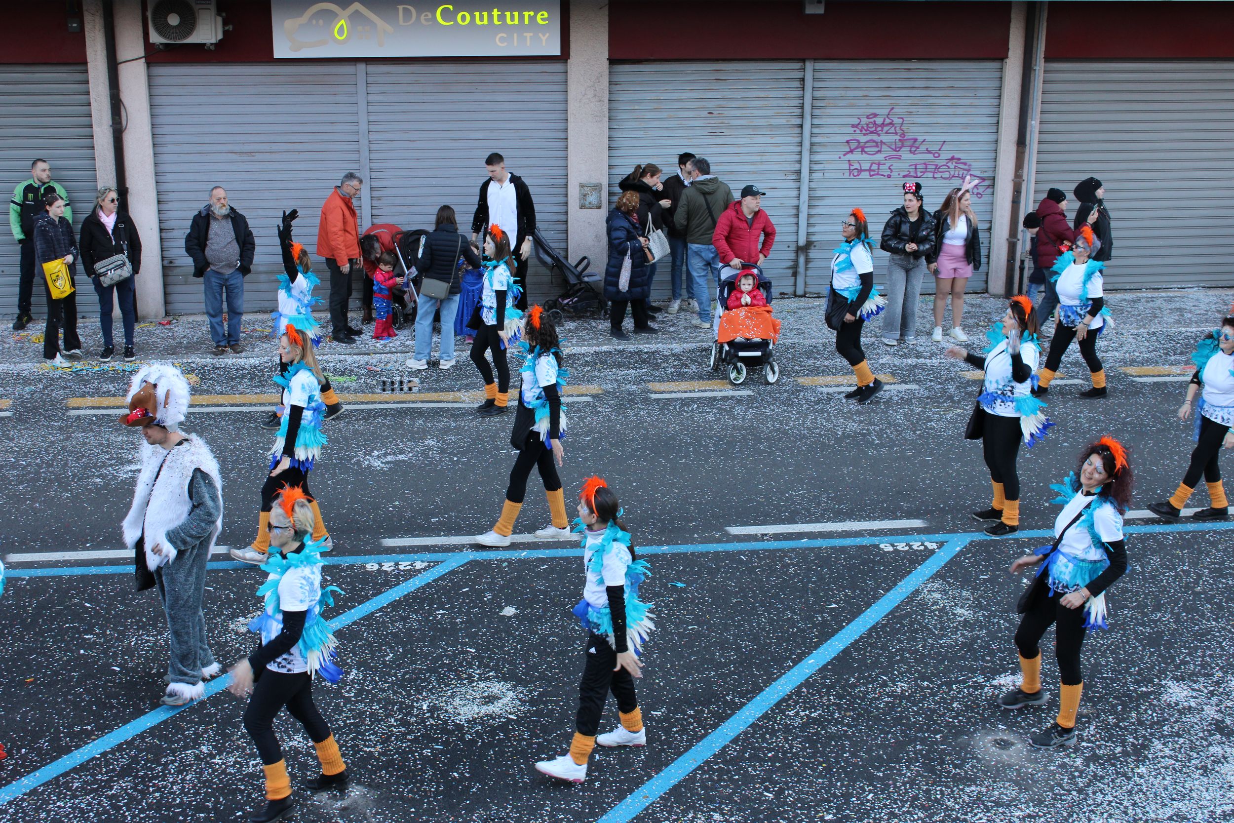 Treviso Carnival Parade 2026. The Coriandolando Group for Pieve di Soligo with the show “The Lion King”.
