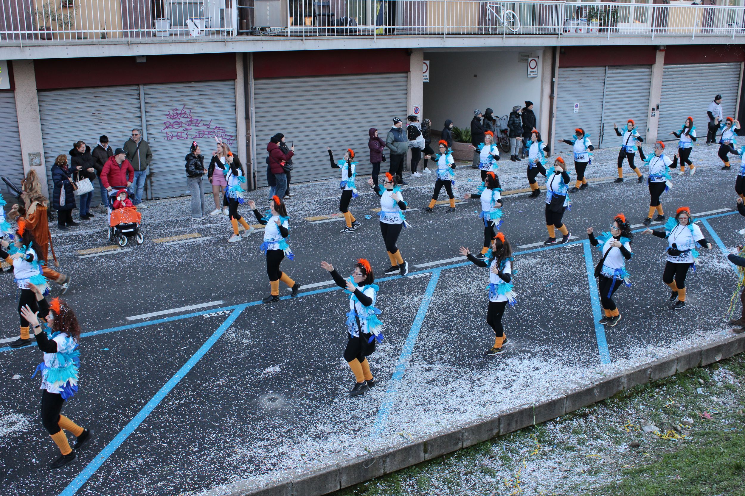 Treviso Carnival Parade 2026. The Coriandolando Group for Pieve di Soligo with the show “The Lion King”.