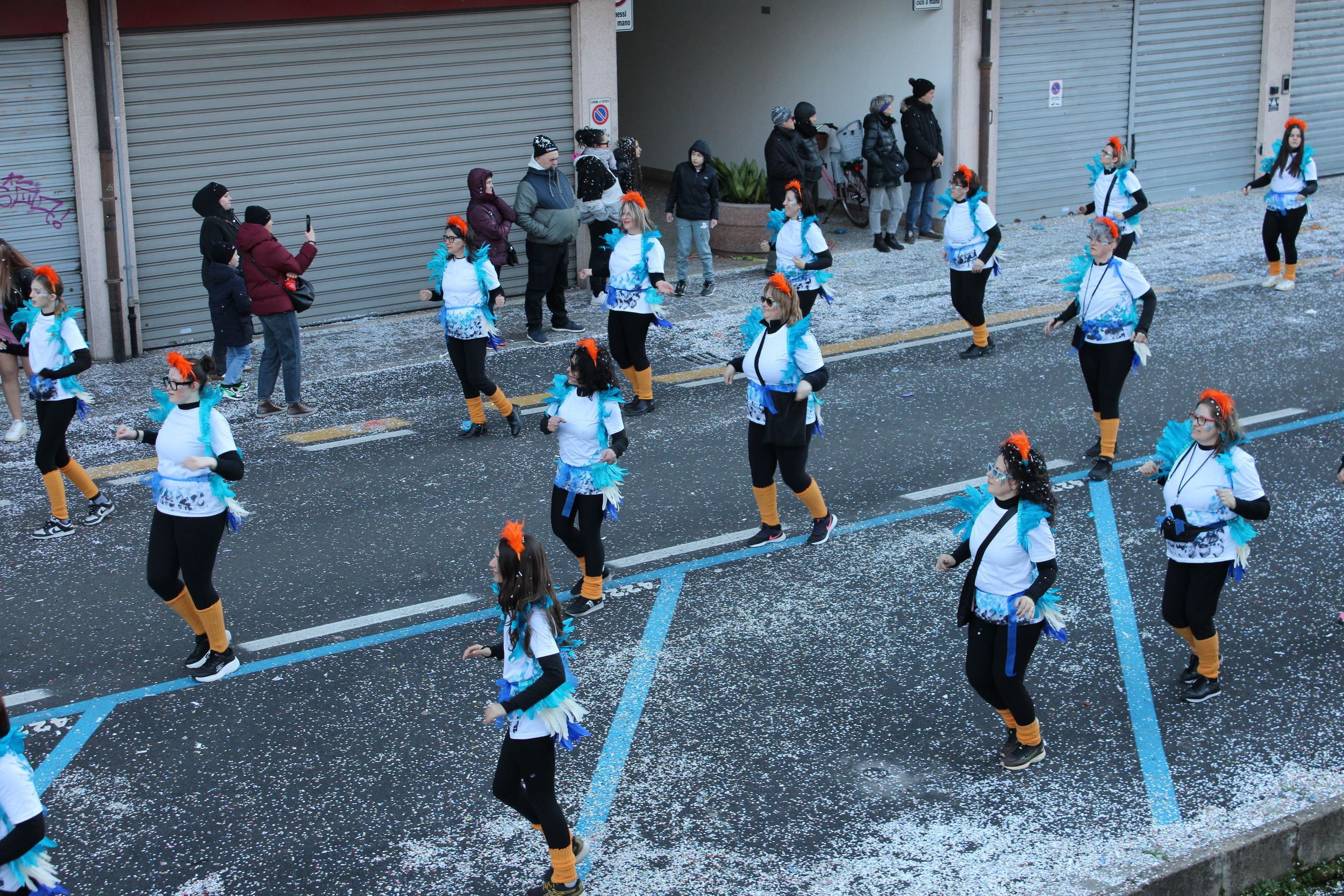 Treviso Carnival Parade 2026. The Coriandolando Group for Pieve di Soligo with the show “The Lion King”.