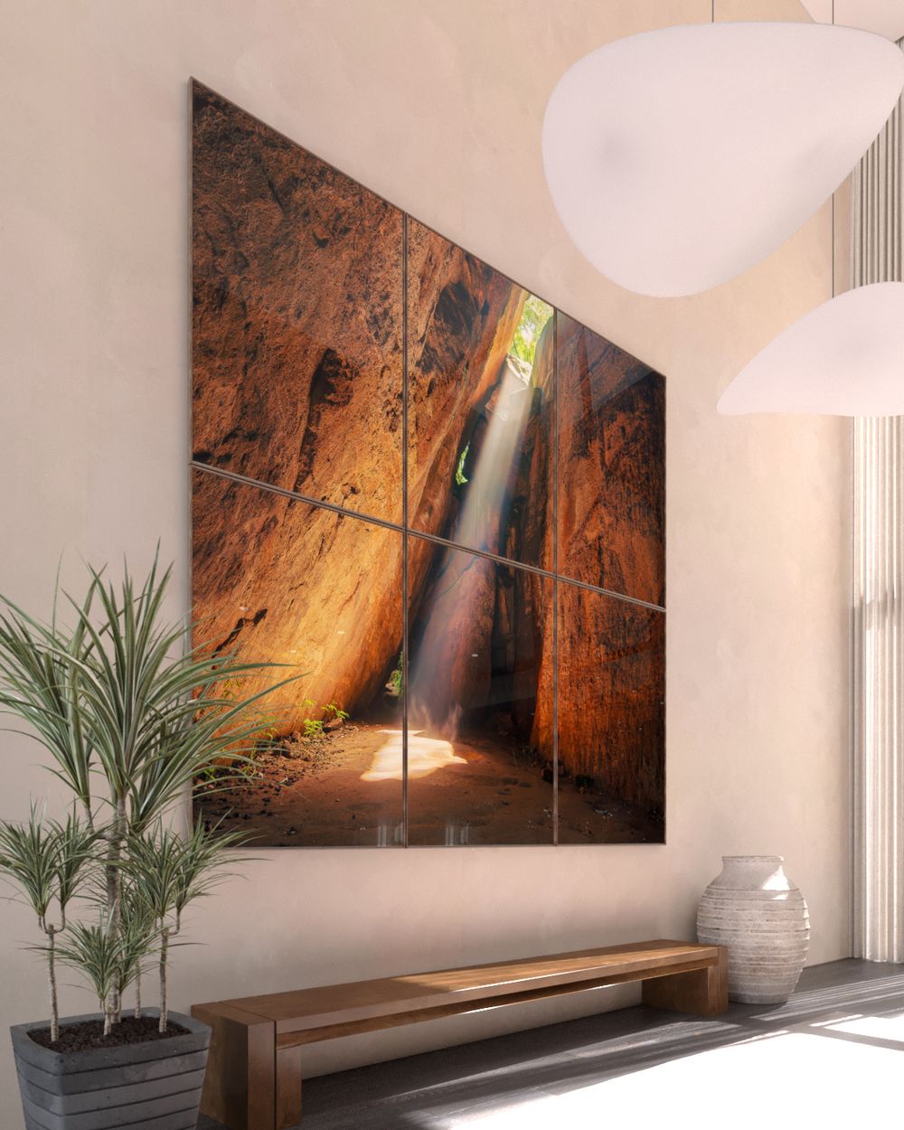 Quadro decorativo de natureza: Gruta dos Morcegos, RJ. Fotografia autoral fine art para decoração de hall e salas. Arte por Paulo Felix.
