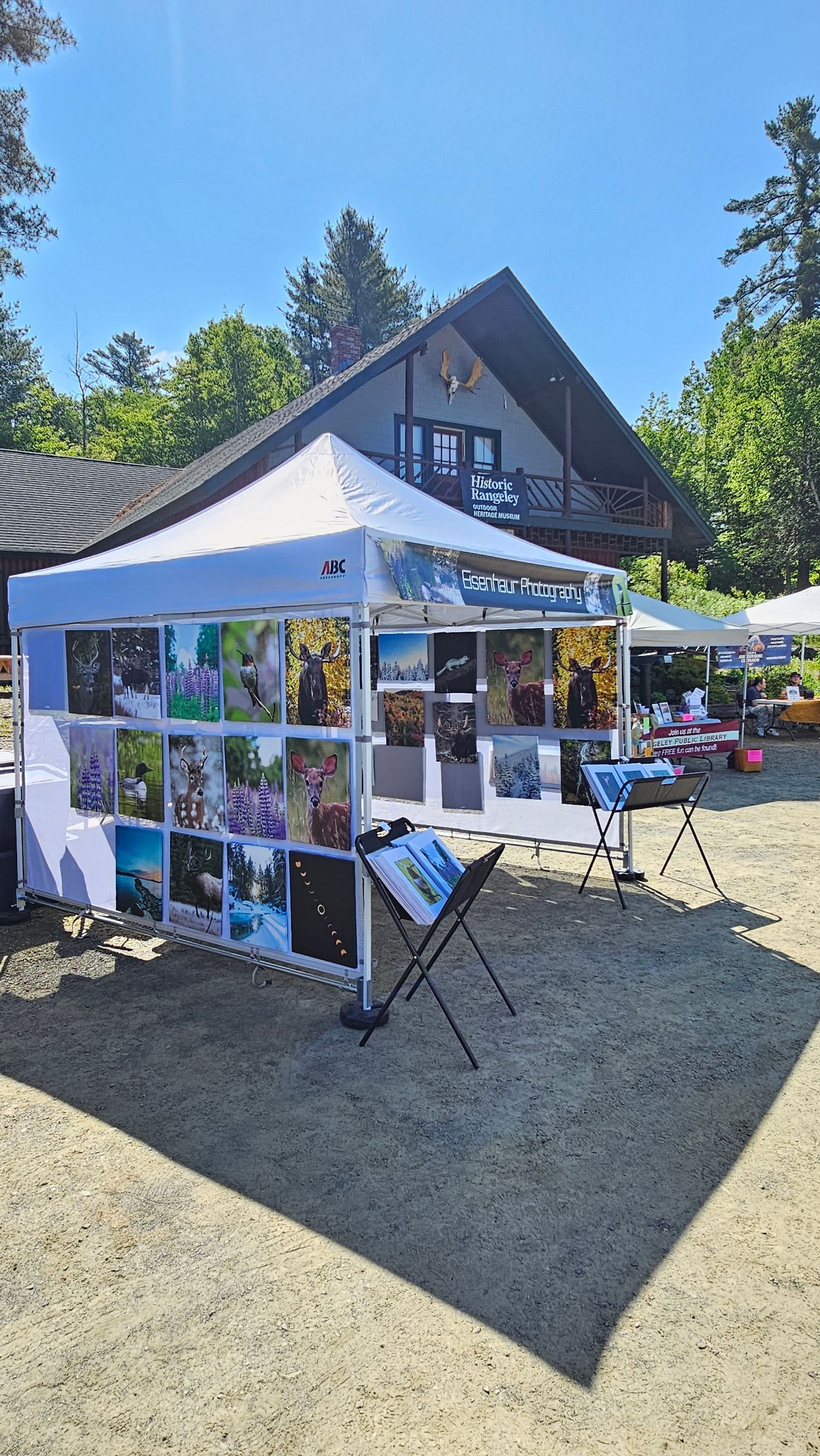 Art Booth Set up