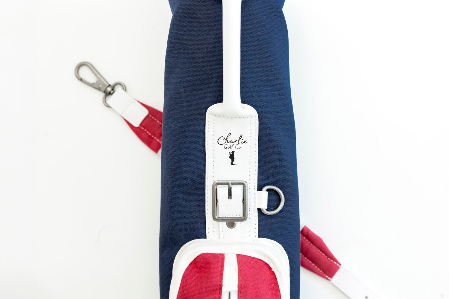 Charlie Golf Co Patriot golf bag product photography for toddler bag