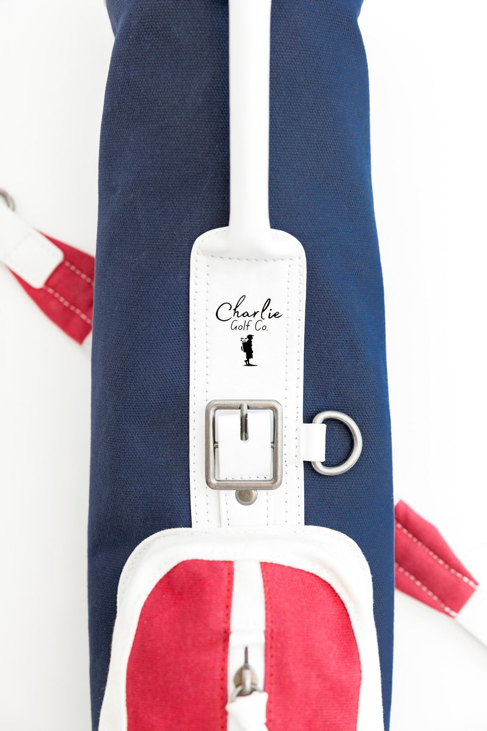 Charlie Golf Co Patriot golf bag product photography for toddler products