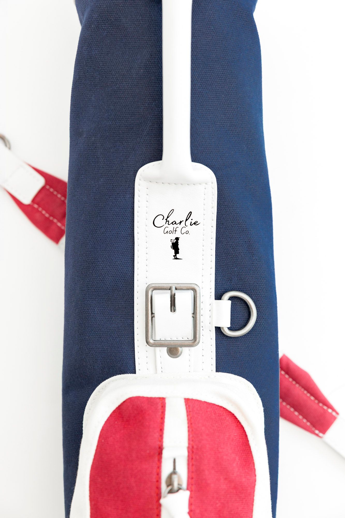 Charlie Golf Co Patriot golf bag product photography for toddler products