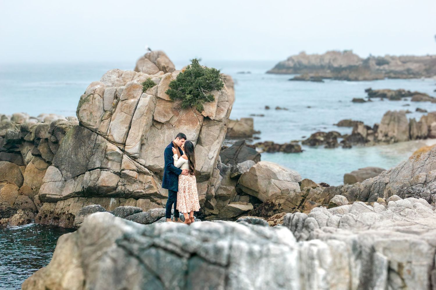 Carmel by the sea engagement session