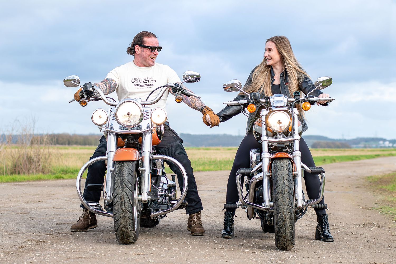 Natural Wedding Engagement photoshoot on a motorcycle in Lincolnshire, South Yorkshire, Yorkshire, Wedding rings, Love