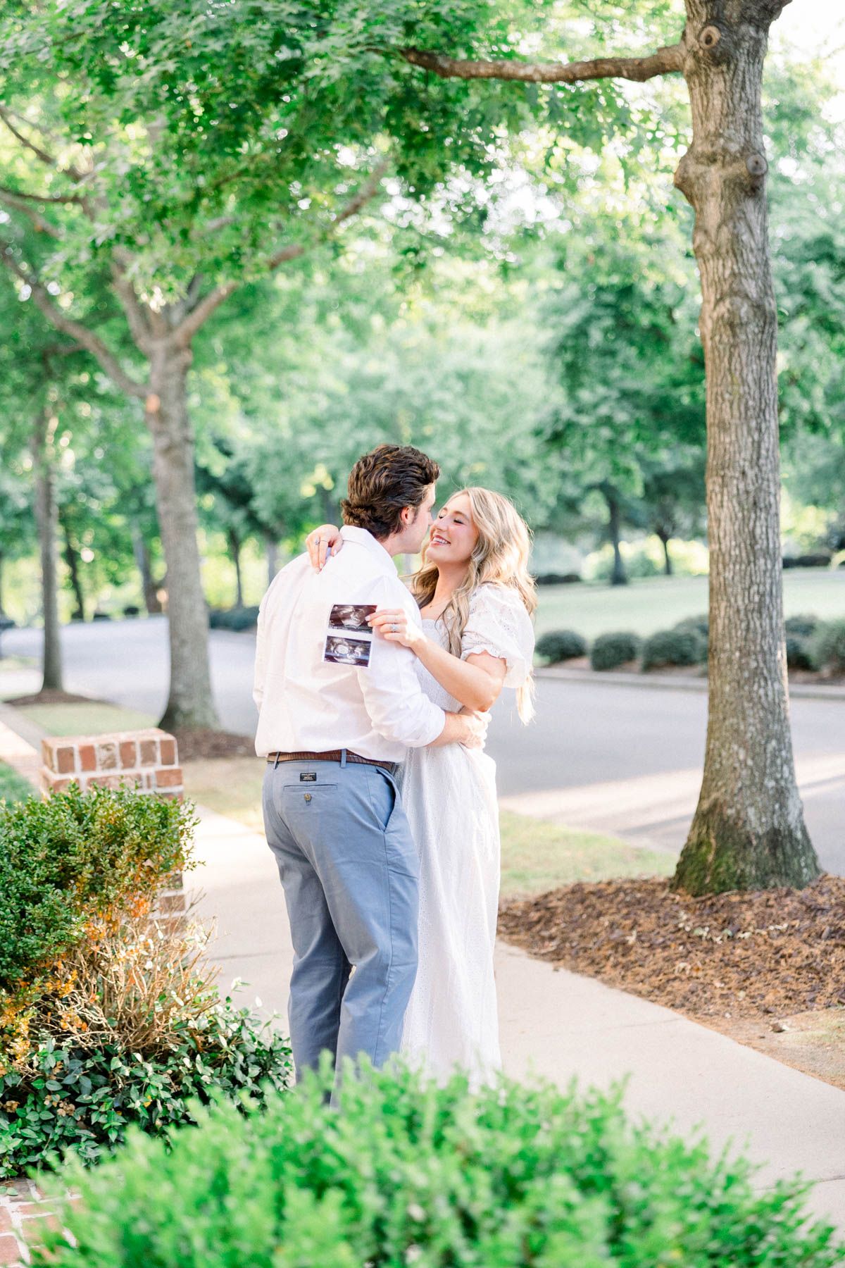 Soft spring maternity portraits in North Augusta South Carolina