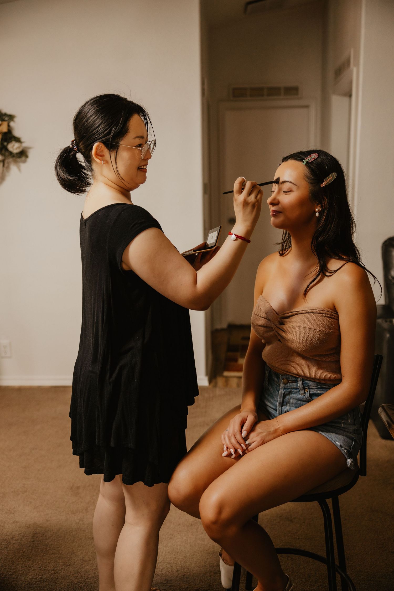 Bridal makeup content day styled shoot photographer