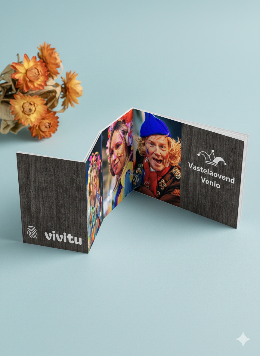 Christmas photo Advent calendar and photo collage with holiday picture. Personalized Vivitu photo gifts.