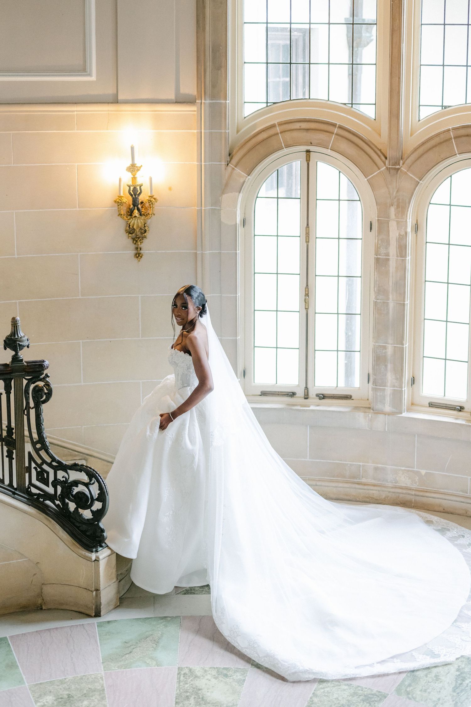 The Armour House Wedding in Lake Forest, IL - Bridal Portraits