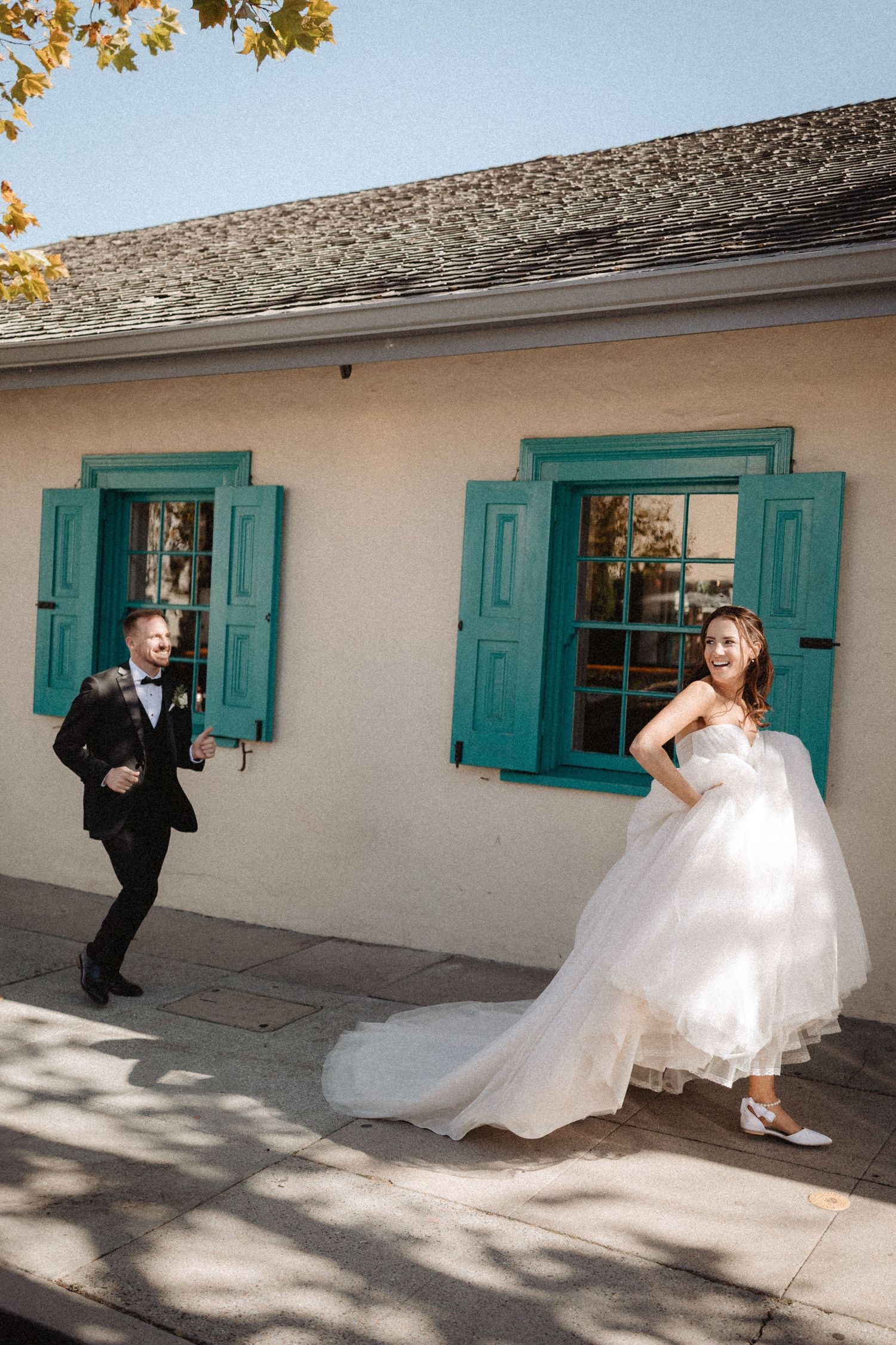 bride and groom portraits in monterey