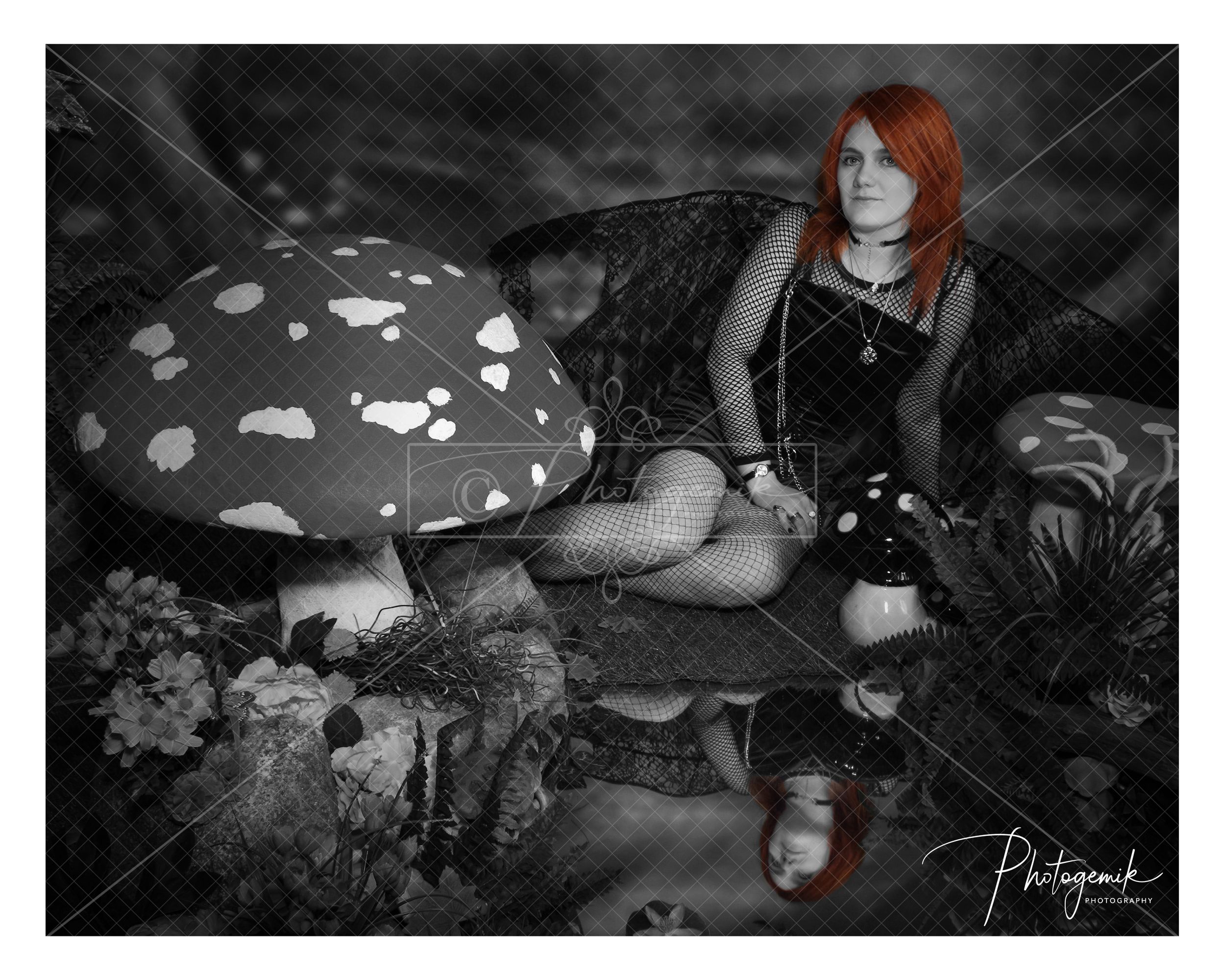 Colour Pop Dark Fairy Photo Shoot The Enchanted Forest Fairytale Photo Experience Photogemik Photography Studio Bradford
