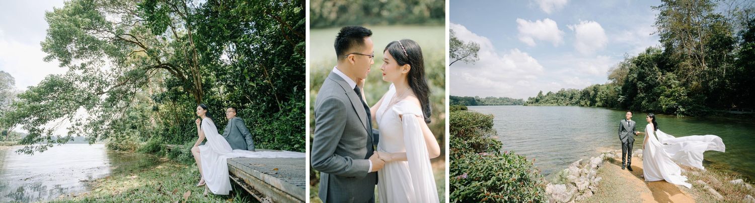Best Pre-Wedding Photoshoot Locations in Singapore: Macritchie Reservoir