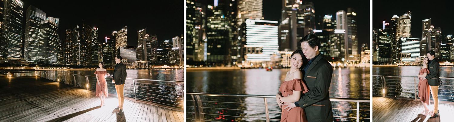 Best Pre-Wedding Photoshoot Locations in Singapore: Olympic Walk at Marina Bay