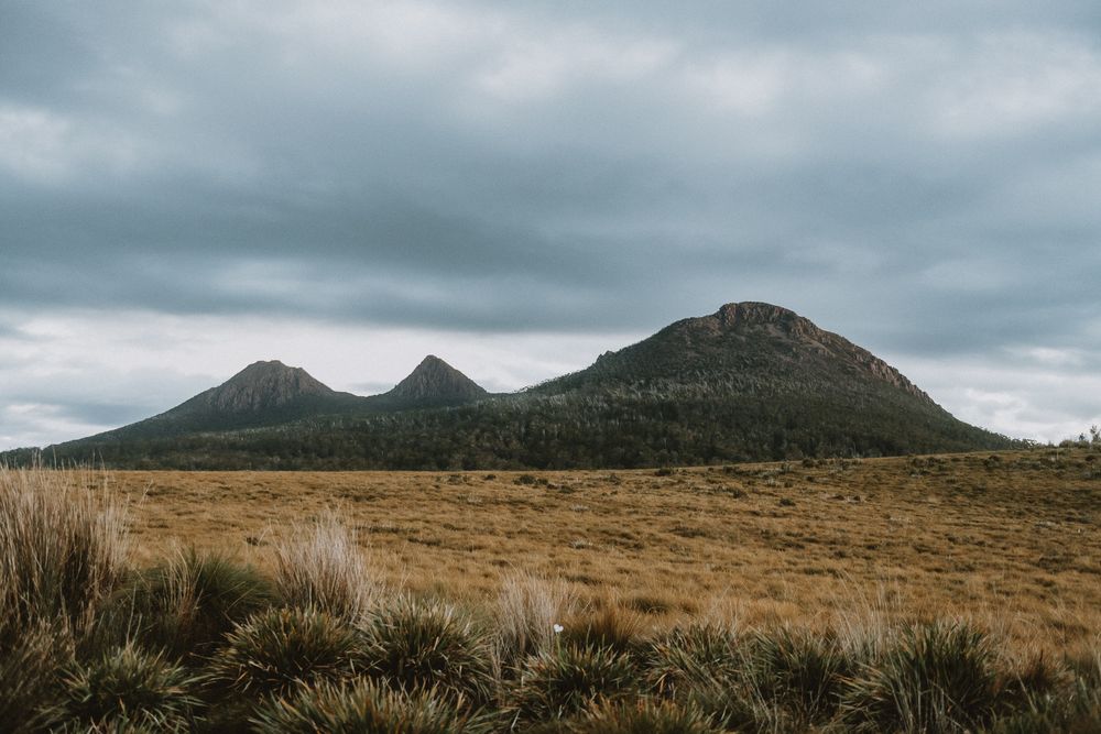 mountains at lake st clair, cradle mountain national park by joss jensen photography