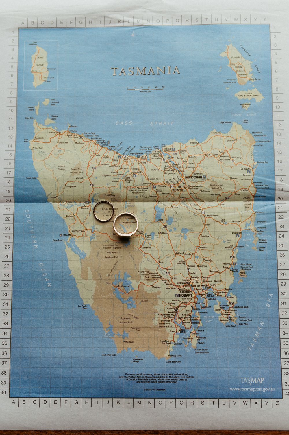 lake st clair wilderness resort map. destination wedding tasmania