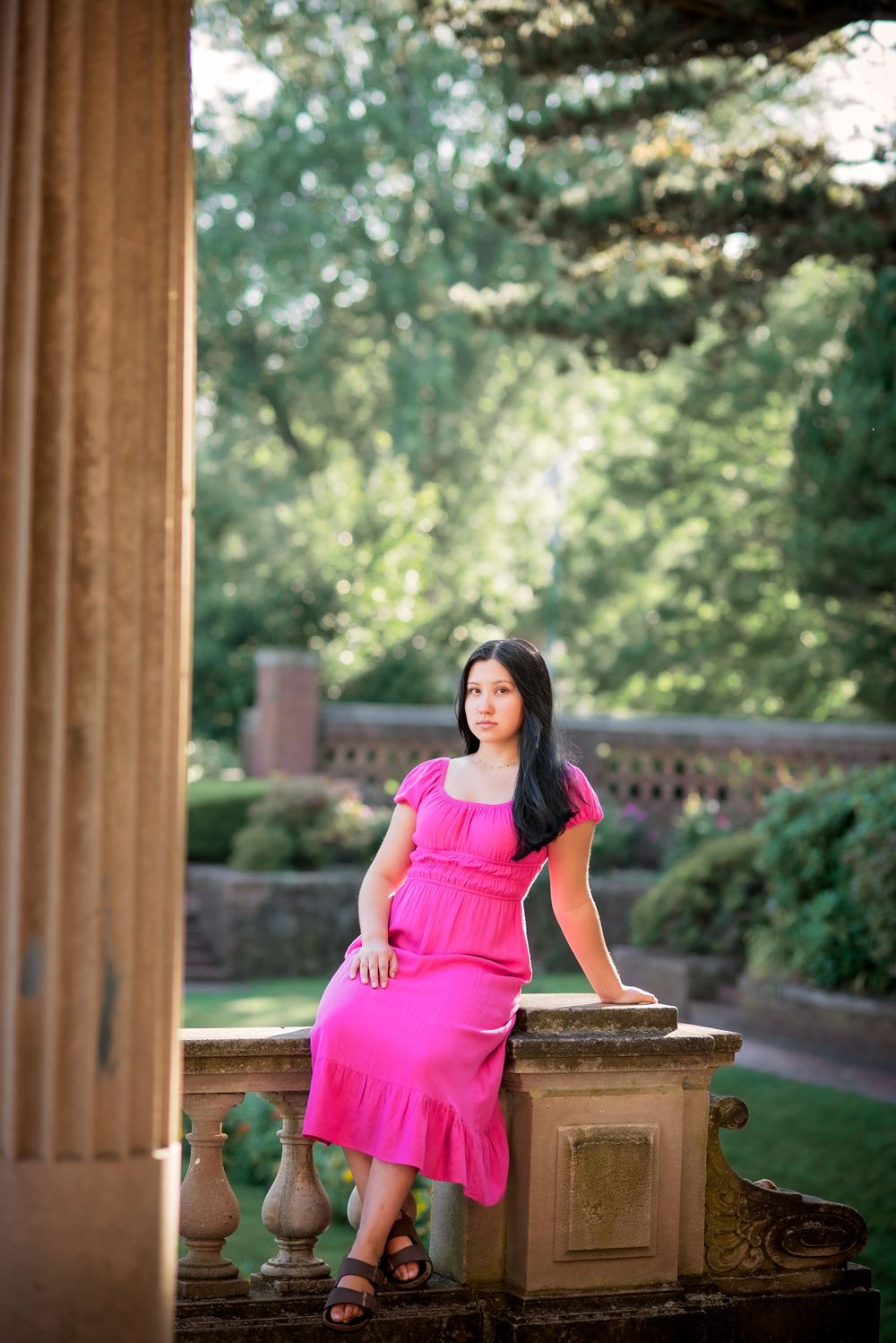 Kristen Leigh Photography Massachusetts Boston & North Shore senior portrait photographer Coastal portrait Lynch Park Rose Garden Beverly