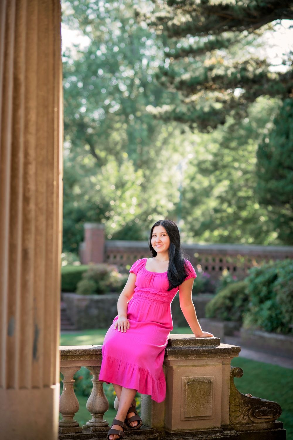 Kristen Leigh Photography Massachusetts Boston & North Shore senior portrait photographer Coastal portrait Lynch Park Rose Garden Beverly