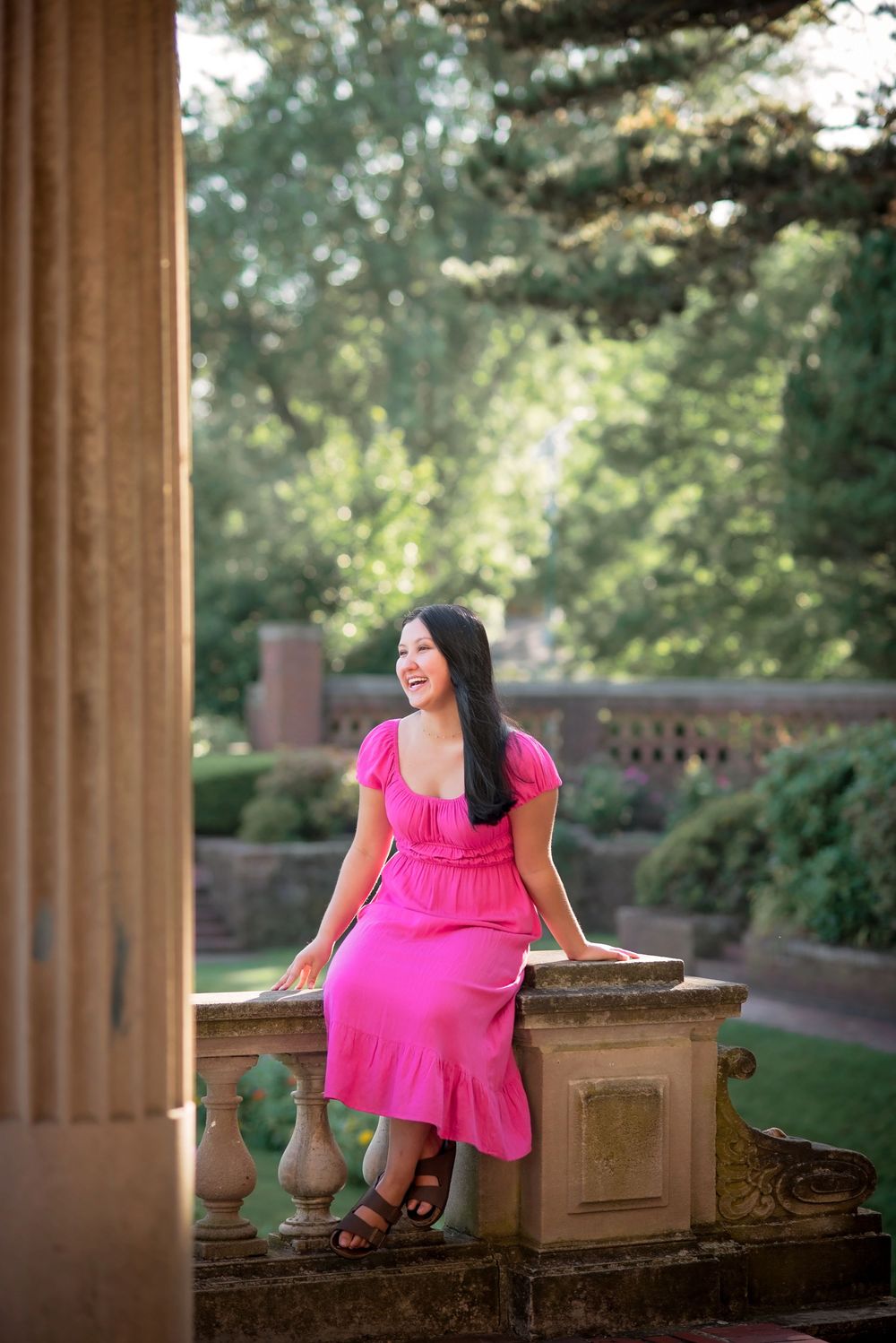 Kristen Leigh Photography Massachusetts Boston & North Shore senior portrait photographer Coastal portrait Lynch Park Rose Garden Beverly