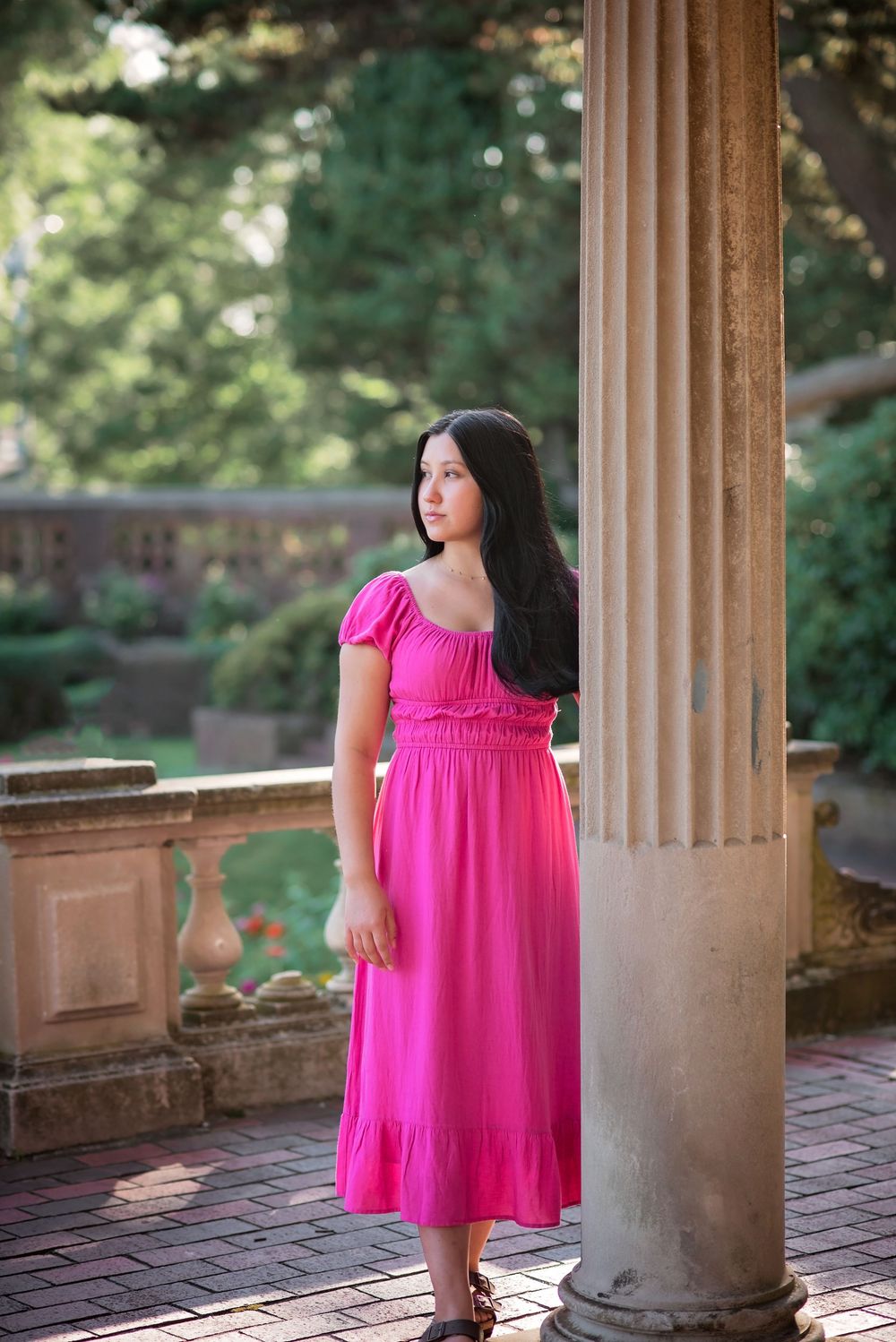 Kristen Leigh Photography Massachusetts Boston & North Shore senior portrait photographer Coastal portrait Lynch Park Rose Garden Beverly