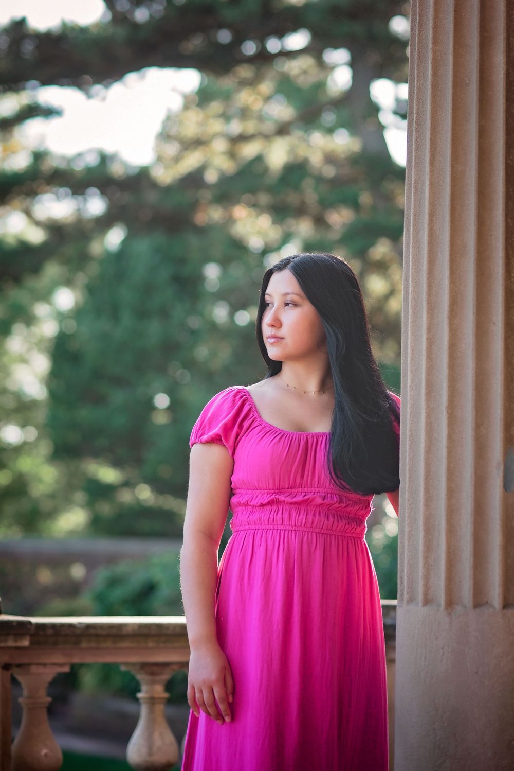 Kristen Leigh Photography Massachusetts Boston & North Shore senior portrait photographer Coastal portrait Lynch Park Rose Garden Beverly